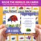 70 Pcs Search and Find Riddle Puzzles with Cards for Kids | Bugs